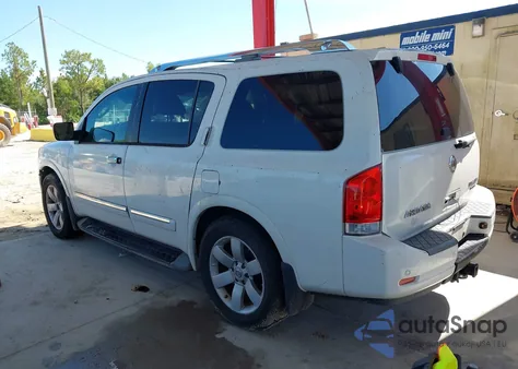 2010 Nissan Armada Titanium z USA, uszkodzony, nr VIN 5N1BA0ND0AN622261